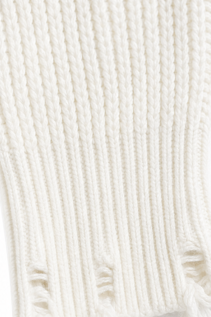 Patricia | Women's Distressed Ribbed Knit Sweater Dress