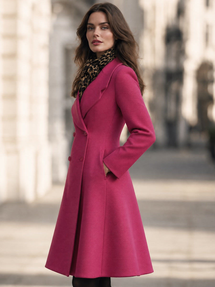Renata-June | Women's Double-Breasted Trench Coat
