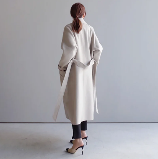 Gwendolyn | Women's Double-Breasted Wool Trench Coat