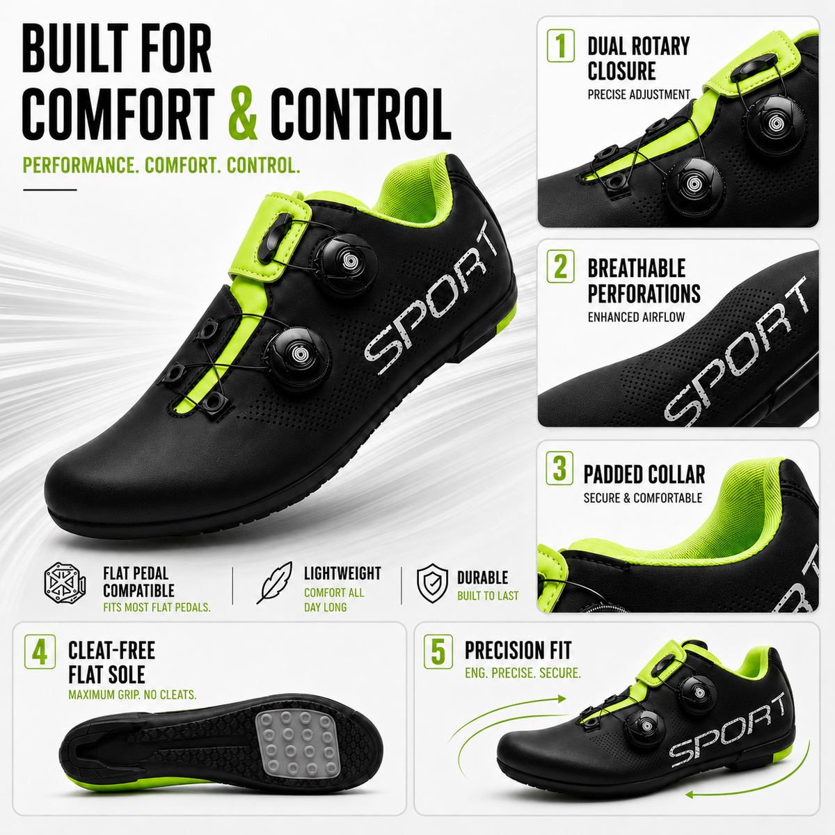 Erna | Women's Dual-Dial Mountain Bike Shoes