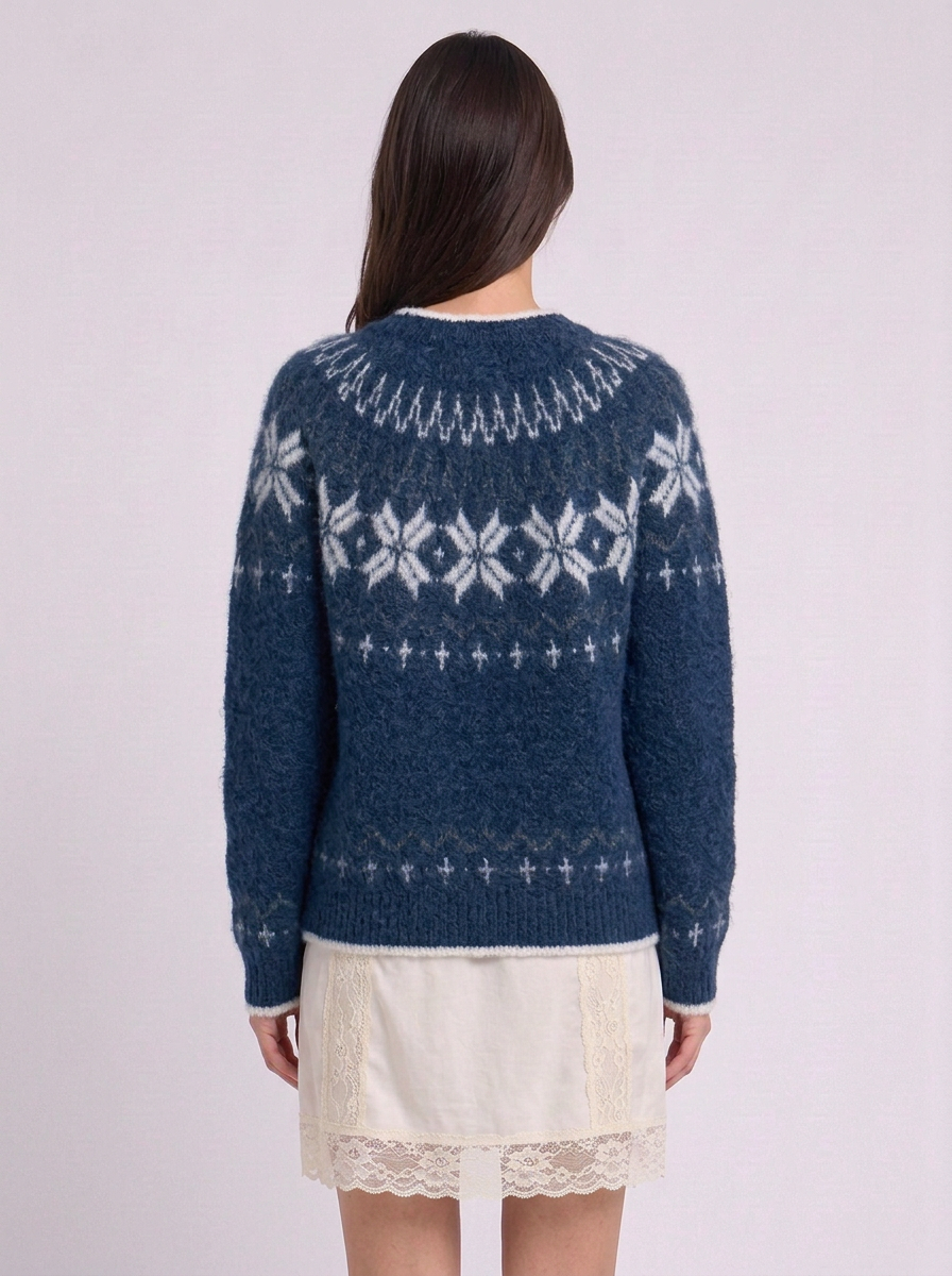 Zelda | Women's Fair Isle Button-Front Cardigan