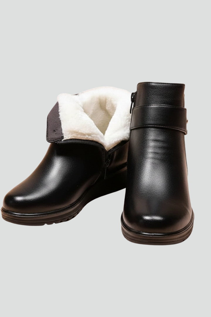 Irene-Phyllis | Women's Faux Fur-Lined Ankle Boots