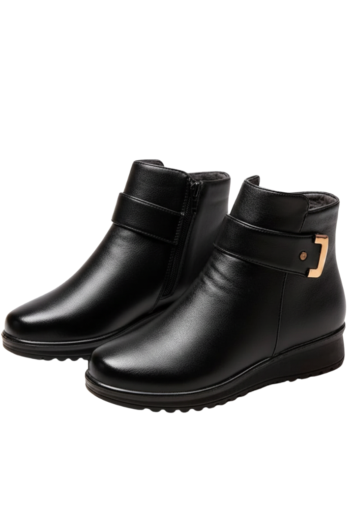 Irene-Phyllis | Women's Faux Fur-Lined Ankle Boots