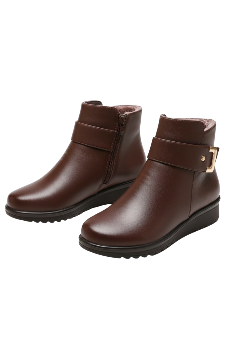 Irene-Phyllis | Women's Faux Fur-Lined Ankle Boots