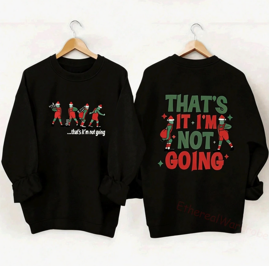 Genevieve-Bianca | Women's Festive Print Pullover Sweater