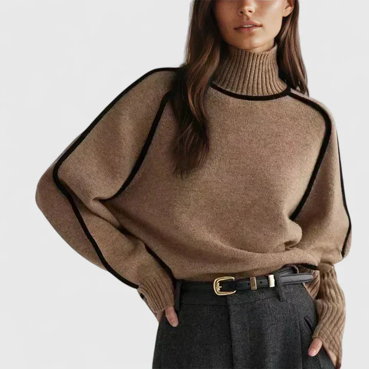 Bernadette-Juliet | Women's Fitted Ribbed Jumper