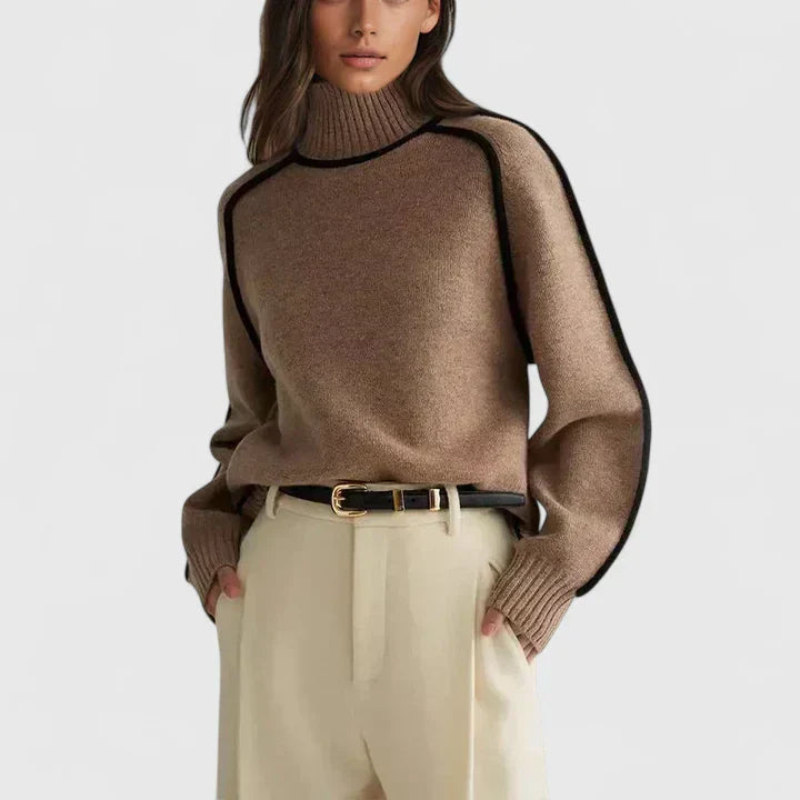 Bernadette-Juliet | Women's Fitted Ribbed Jumper
