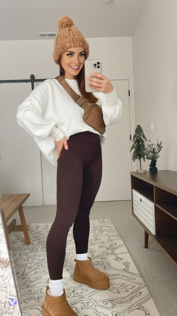 Magda | Women's Fleece-Lined Ankle Leggings
