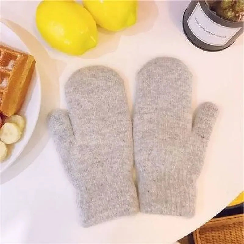 Harriet | Women's Fleece-Lined Knit Mittens