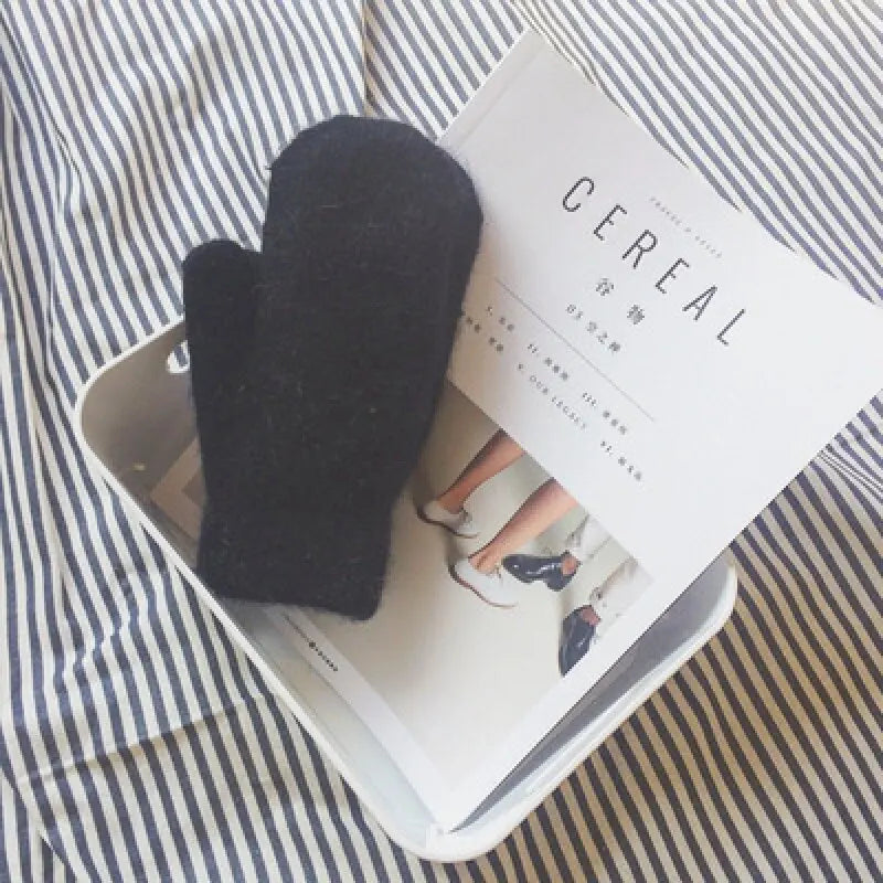 Harriet | Women's Fleece-Lined Knit Mittens