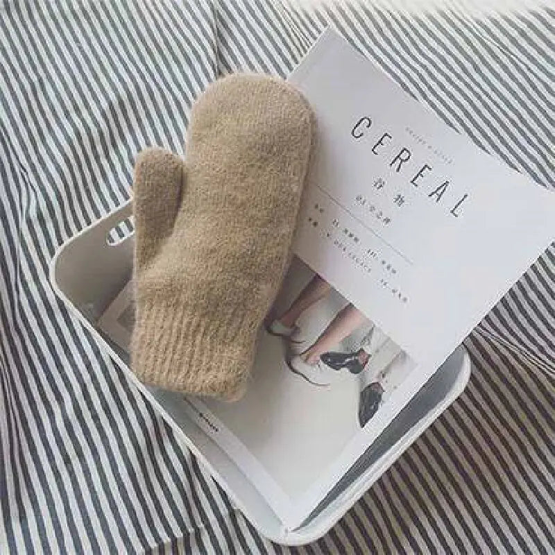 Harriet | Women's Fleece-Lined Knit Mittens