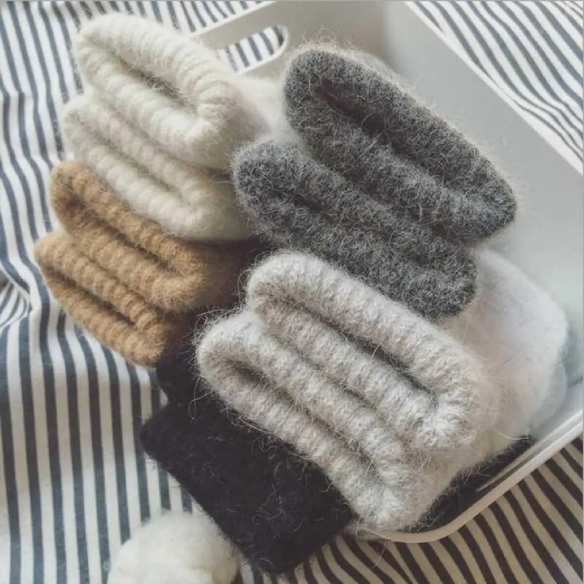 Harriet | Women's Fleece-Lined Knit Mittens