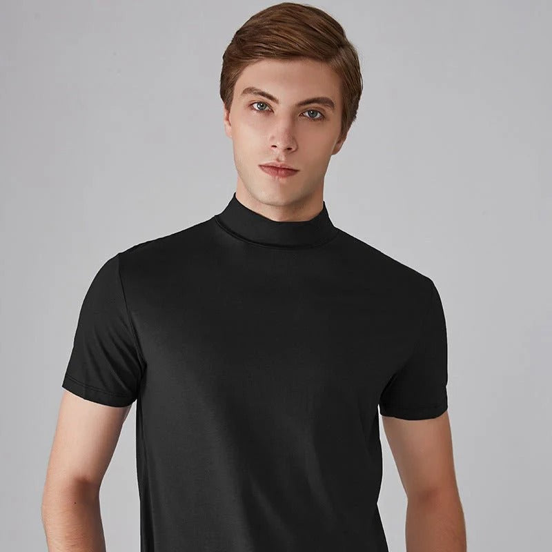 Louisa | Women's Folded-Collar Turtleneck Top