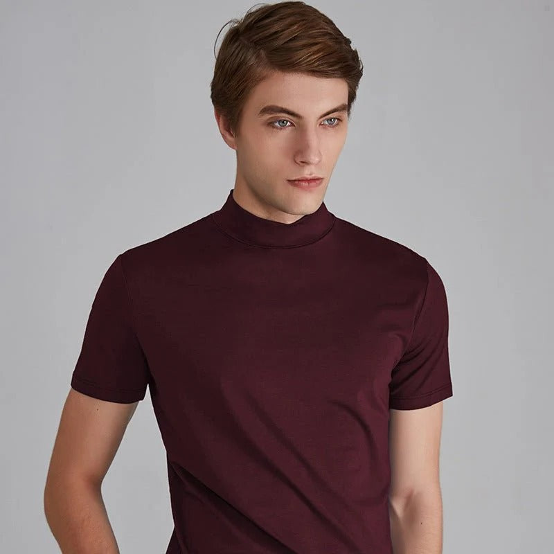 Louisa | Women's Folded-Collar Turtleneck Top