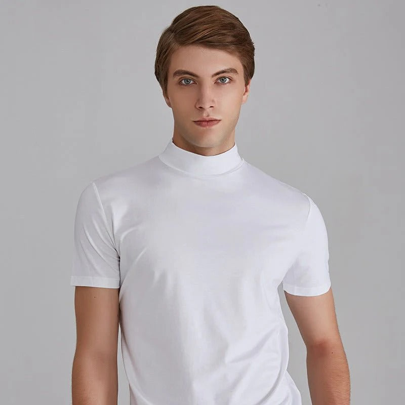 Louisa | Women's Folded-Collar Turtleneck Top