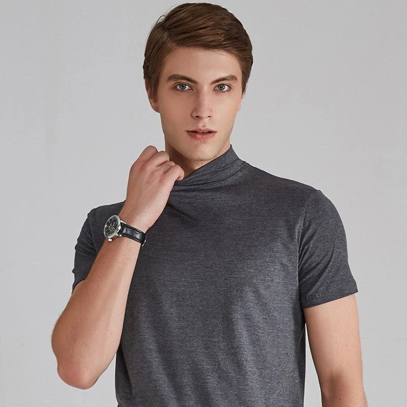 Louisa | Women's Folded-Collar Turtleneck Top