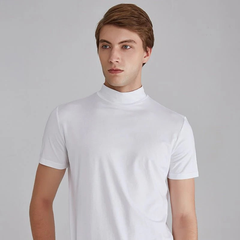 Louisa | Women's Folded-Collar Turtleneck Top