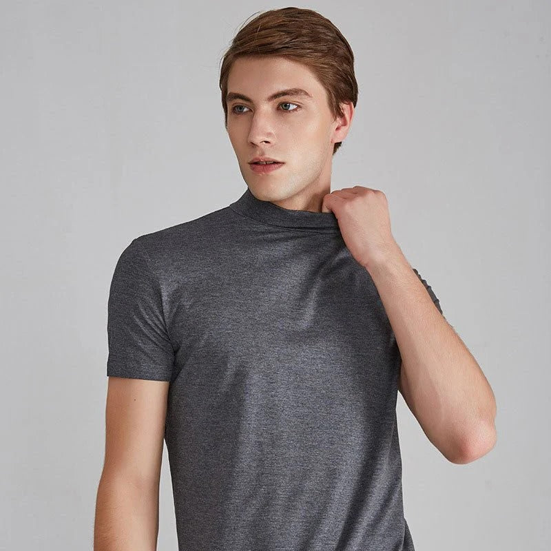 Louisa | Women's Folded-Collar Turtleneck Top