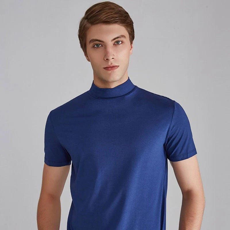 Louisa | Women's Folded-Collar Turtleneck Top