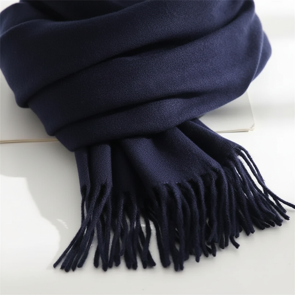 Eleanor | Women's Fringed-Hem Wrap Scarf