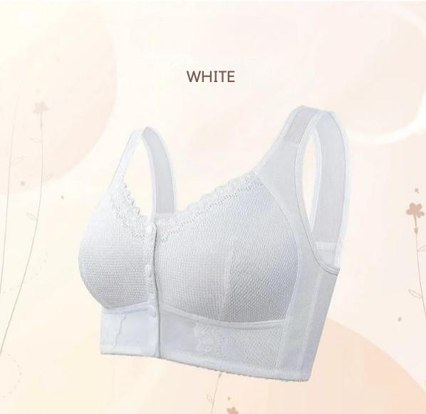 Miriam-Joyce | Women's Front-Close Wireless Bra with Wide Shoulder Straps