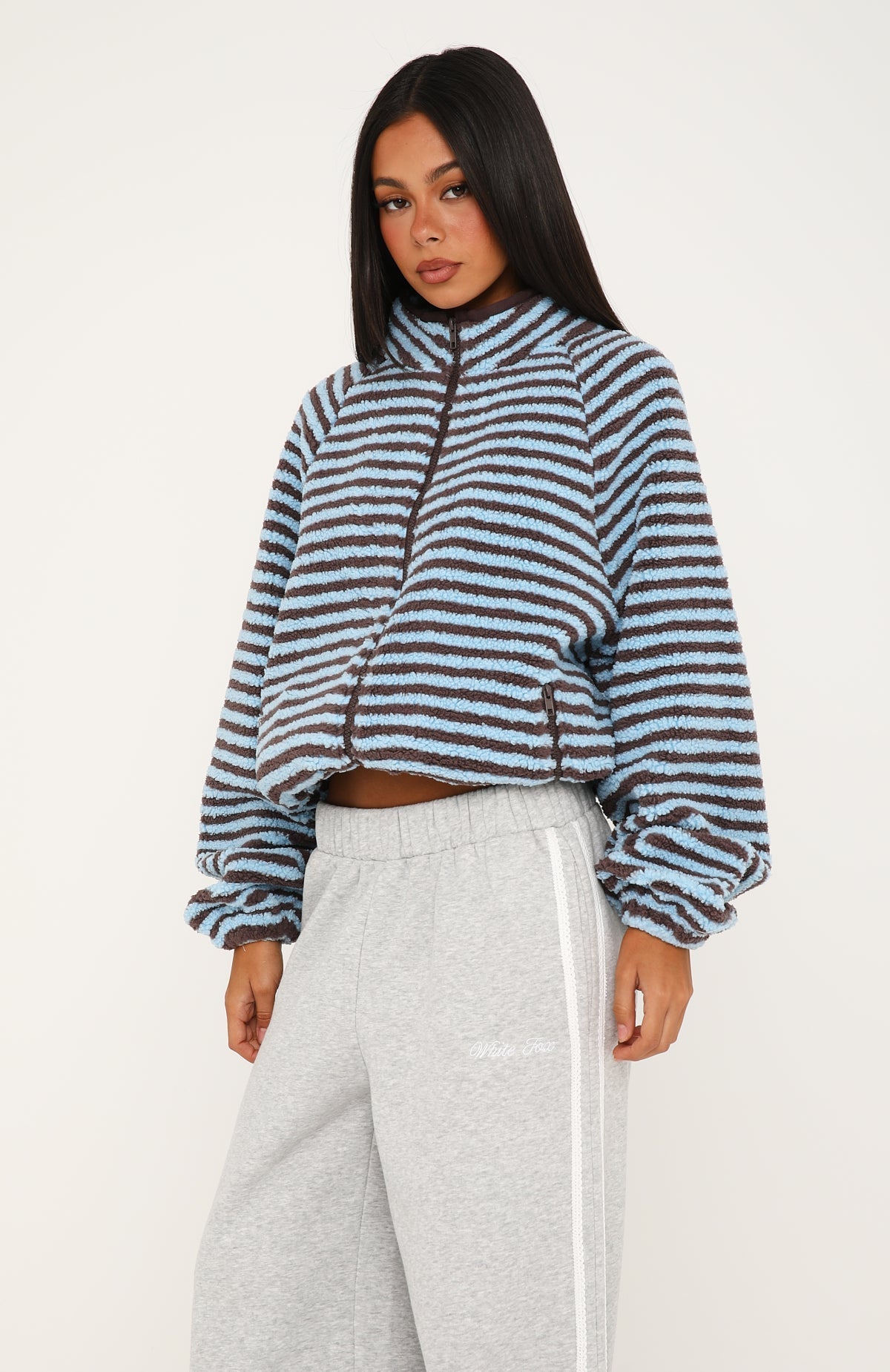 Minerva | Women's Funnel-Neck Zip-Front Fleece Pullover