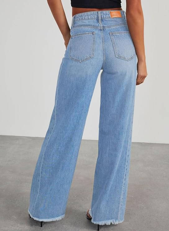 Lydia-Priscilla | Women's High-Rise Wide Leg Trousers