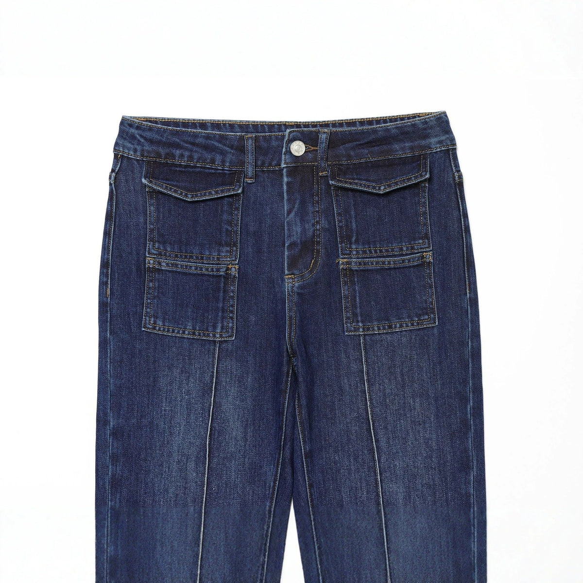 Harriet-Iris | Women's High-Waist Wide-Leg Jeans