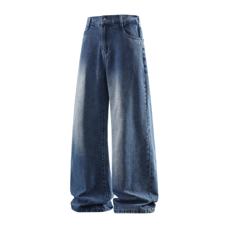 Ivy-Ursula | Women's High-Waist Wide-Leg Vintage Jeans