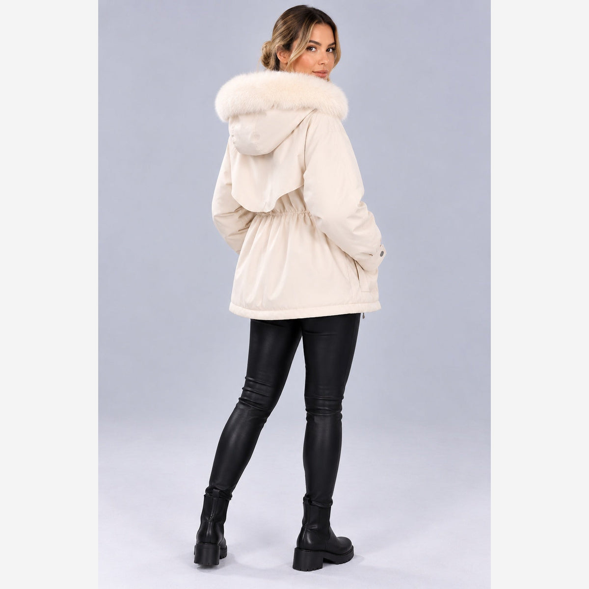 Leonora | Women's Hooded Longline Puffer Coat