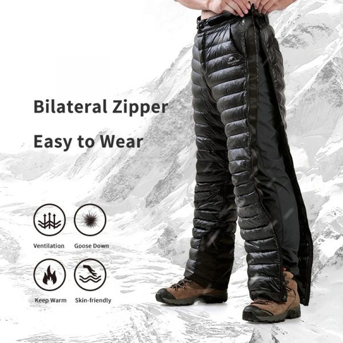 Violet-Nora | Women's Insulated Puffer Snow Pants