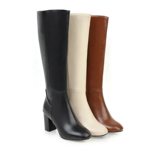 Sybil | Women's Knee-High Block Heel Boots