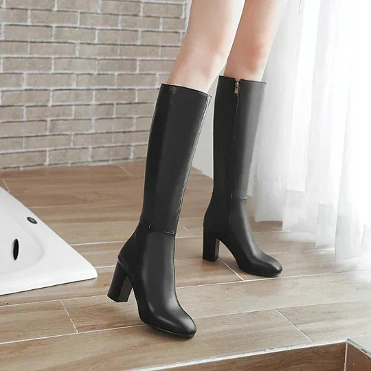 Sybil | Women's Knee-High Block Heel Boots
