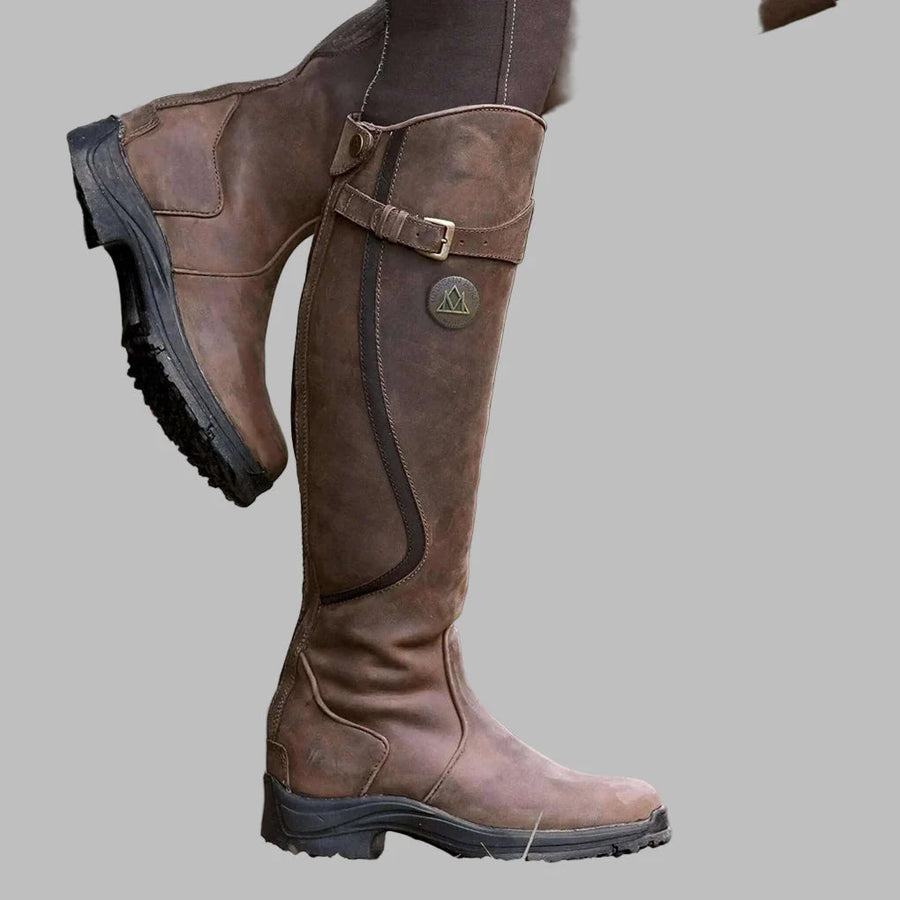 Birgit-Matilda | Women's Knee-High Leather-Look Boots