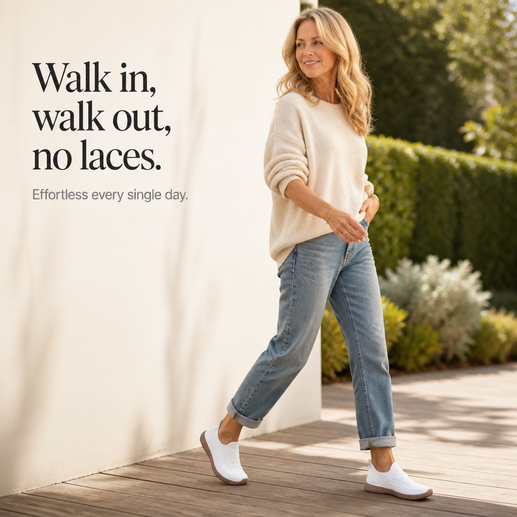 Viola | Women's Knit Mesh Slip-On Sneakers