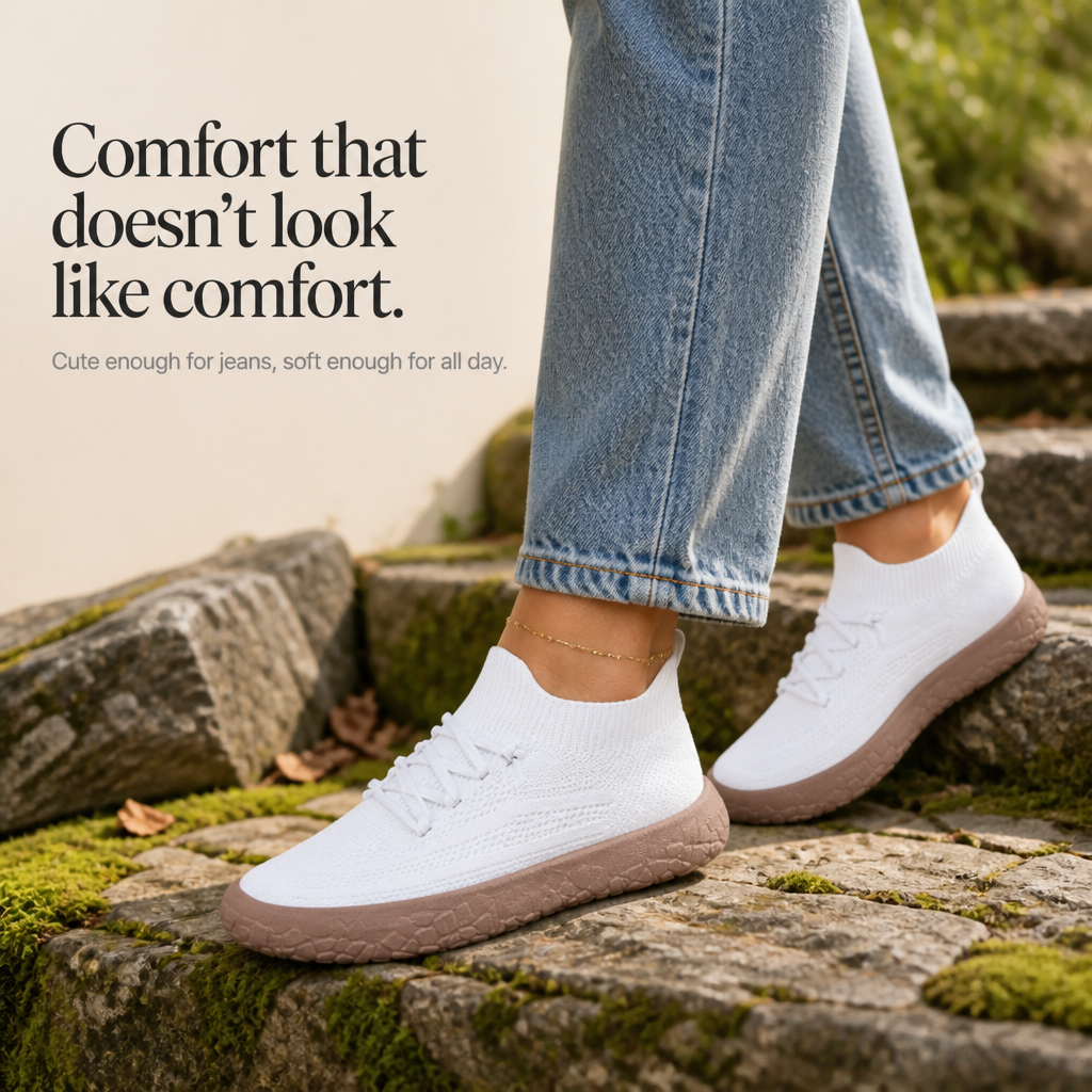 Viola | Women's Knit Mesh Slip-On Sneakers