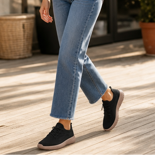 Viola | Women's Knit Mesh Slip-On Sneakers