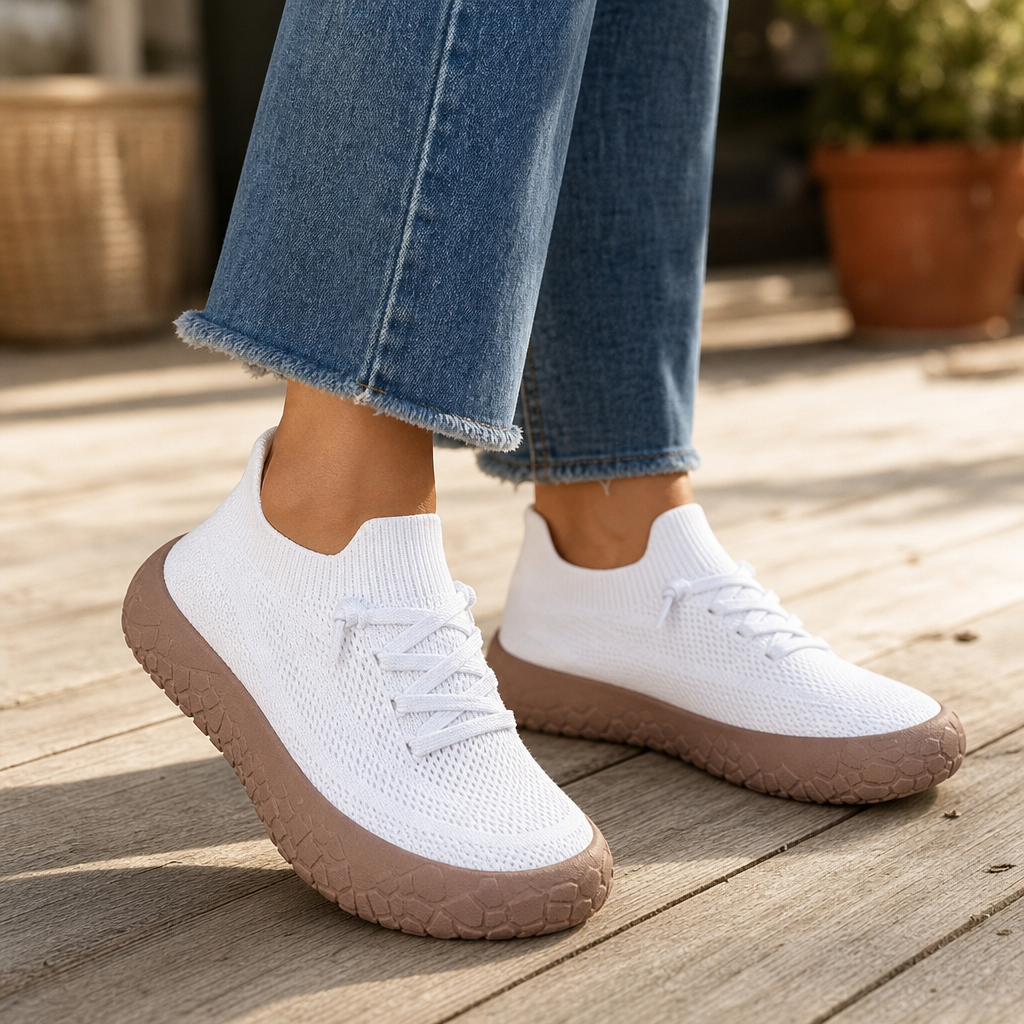 Viola | Women's Knit Mesh Slip-On Sneakers