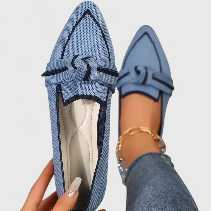 Sabine | Women's Knit Pointed-Toe Loafers