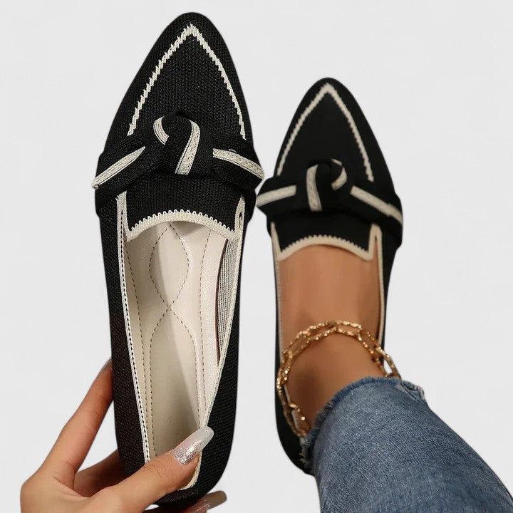 Sabine | Women's Knit Pointed-Toe Loafers