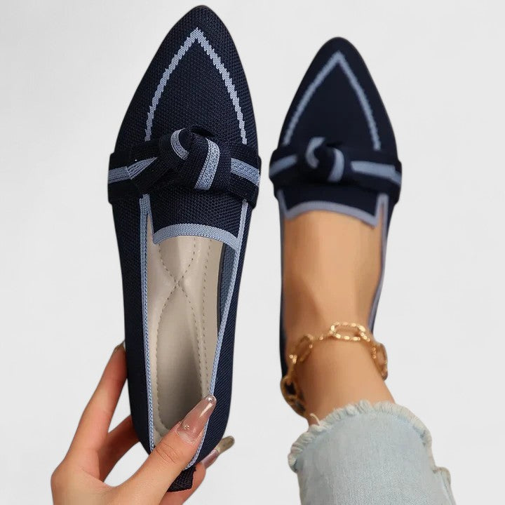 Sabine | Women's Knit Pointed-Toe Loafers