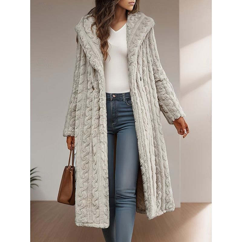 Petra | Women's Longline Hooded Puffer Coat