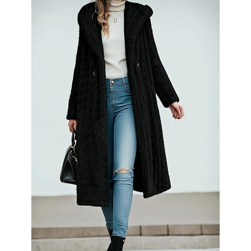 Petra | Women's Longline Hooded Puffer Coat