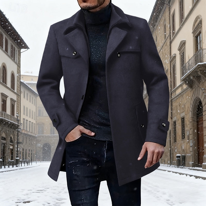 Elsa-Mabel | Women's Longline Wool Trench Coat