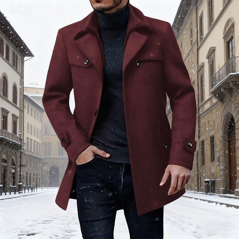 Elsa-Mabel | Women's Longline Wool Trench Coat