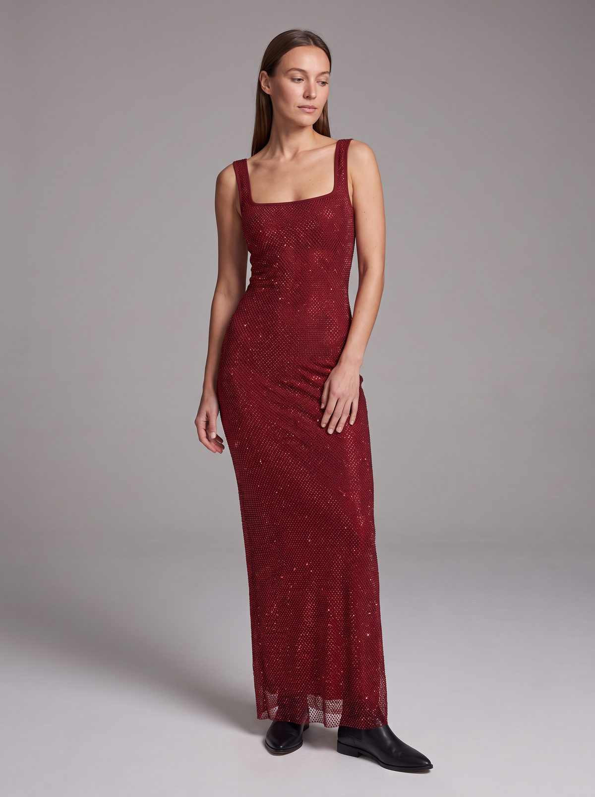 Opal | Women's Low-Back Sequin Maxi Dress