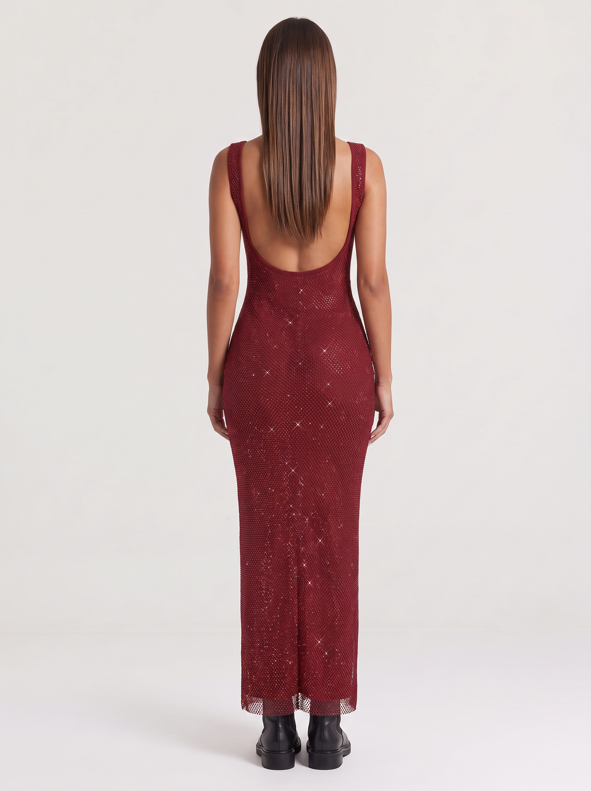 Opal | Women's Low-Back Sequin Maxi Dress
