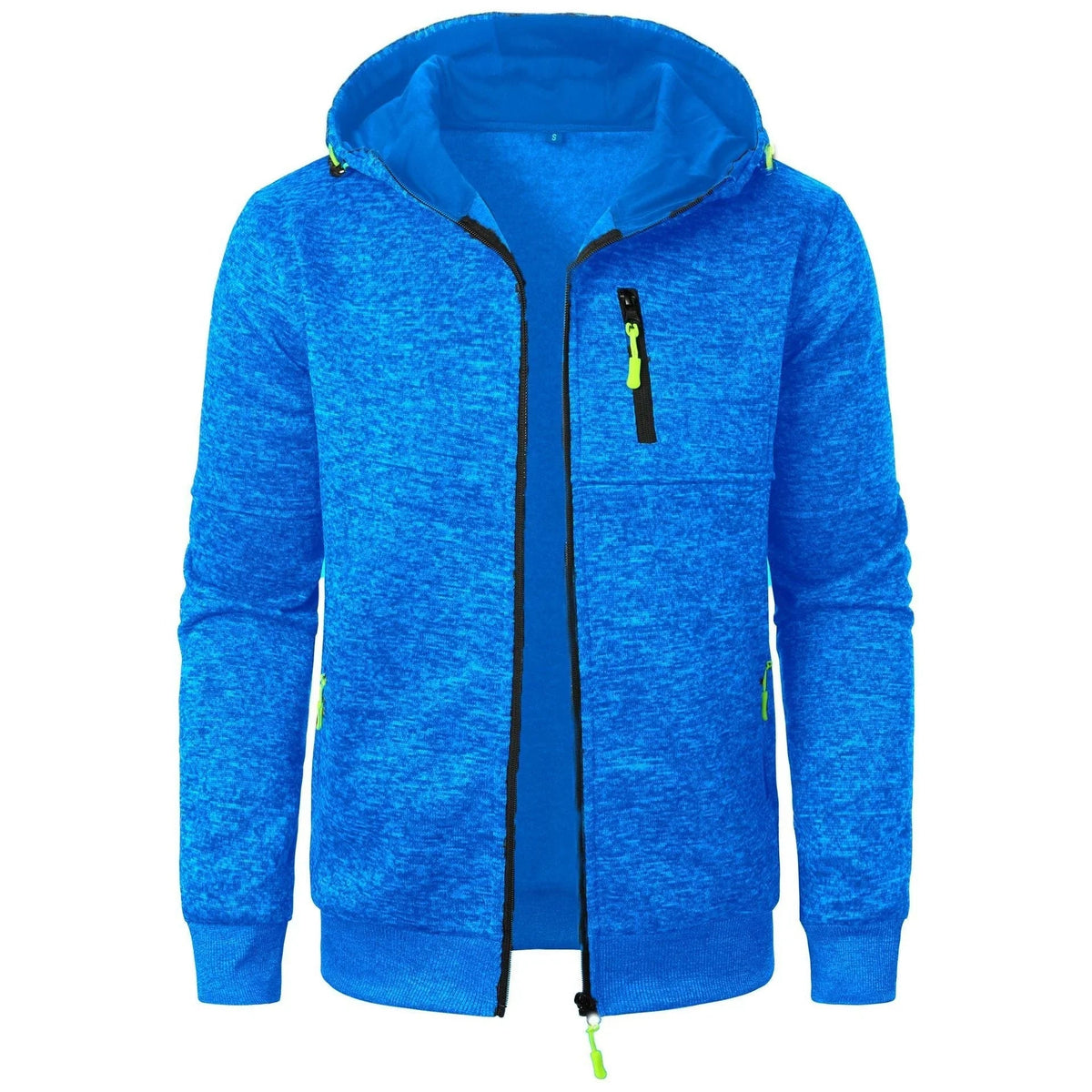 Gwendolyn-Henrietta | Women's Marled Knit Zip-Front Hoodie