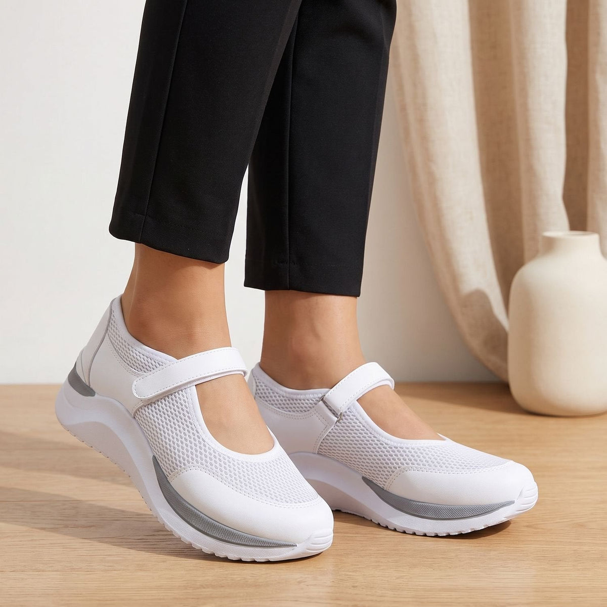 Juliet-Dorothea | Women's Mary Jane Mesh Sneakers