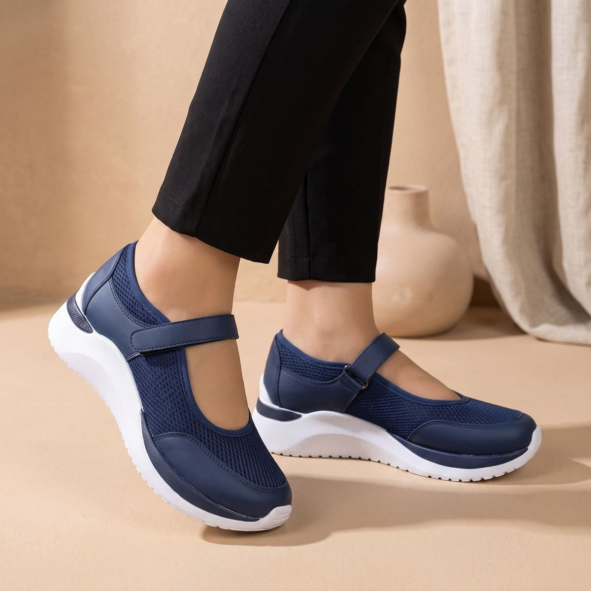 Juliet-Dorothea | Women's Mary Jane Mesh Sneakers